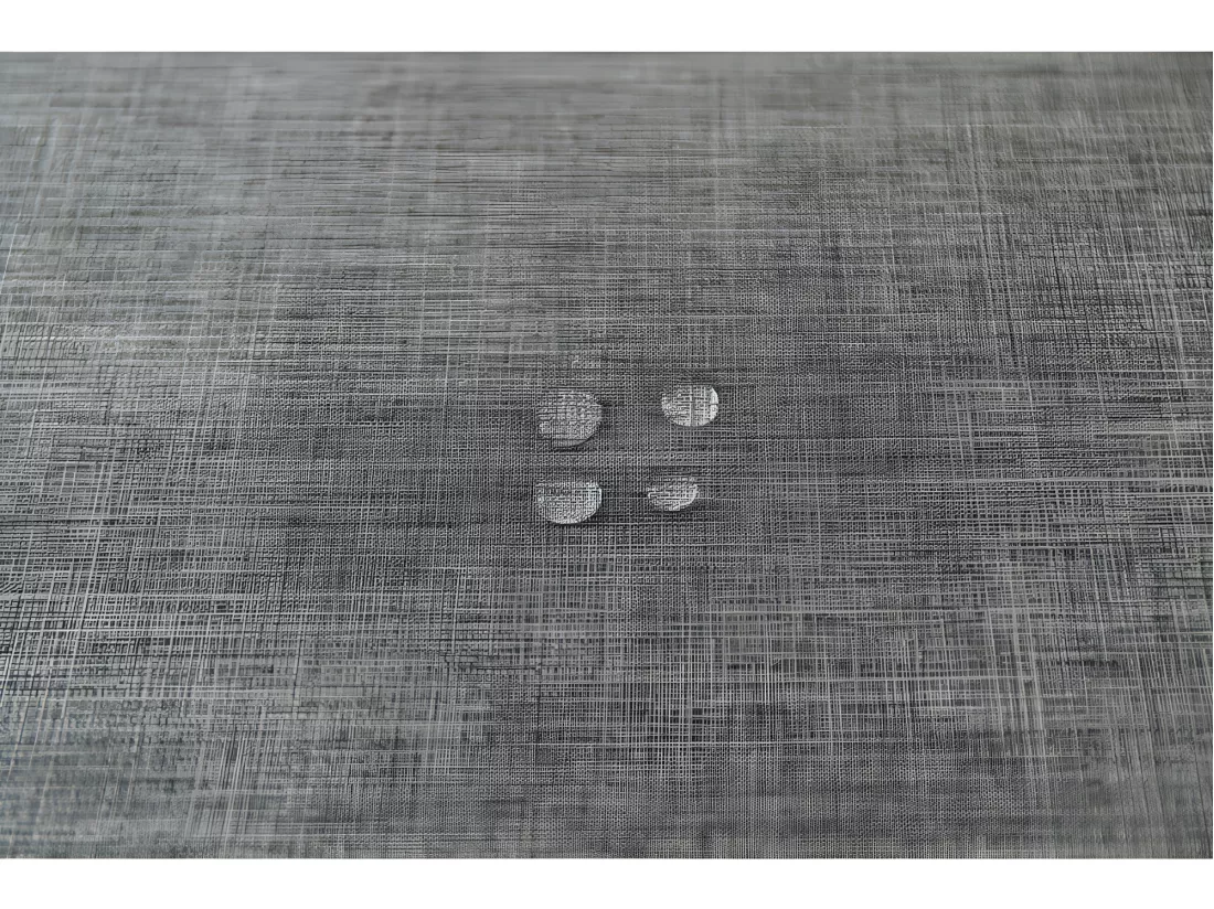 Nappe anti tache unie anthracite ronde 160 cm