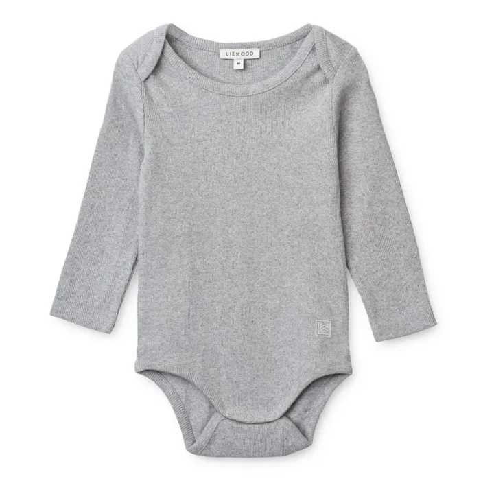 Liewood Body Coton Bio Côtelé Evig | Gris chiné