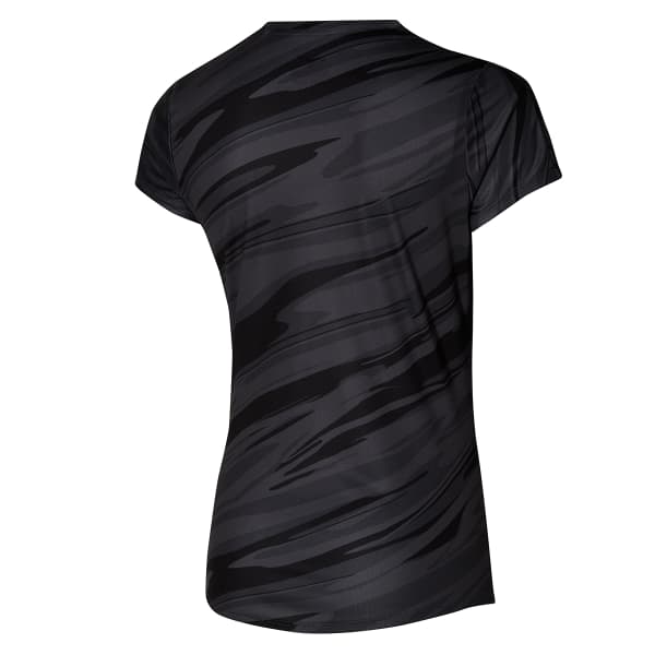 T-shirt running MIZUNO CORE IMPULSE GRAPHIC TEE W BLACK