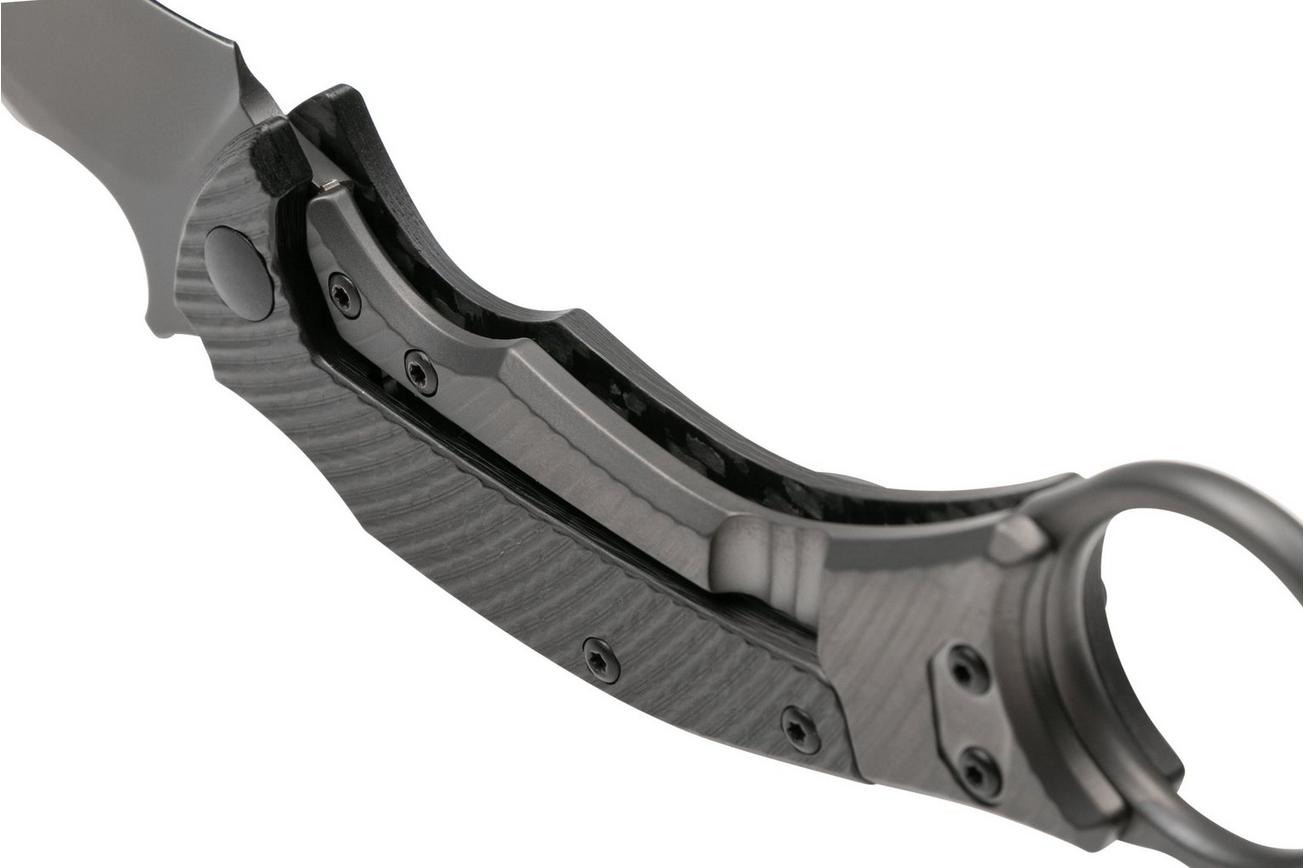 Fox Knives Black Bird FX-591TICB karambitmes, Bastinelli design
