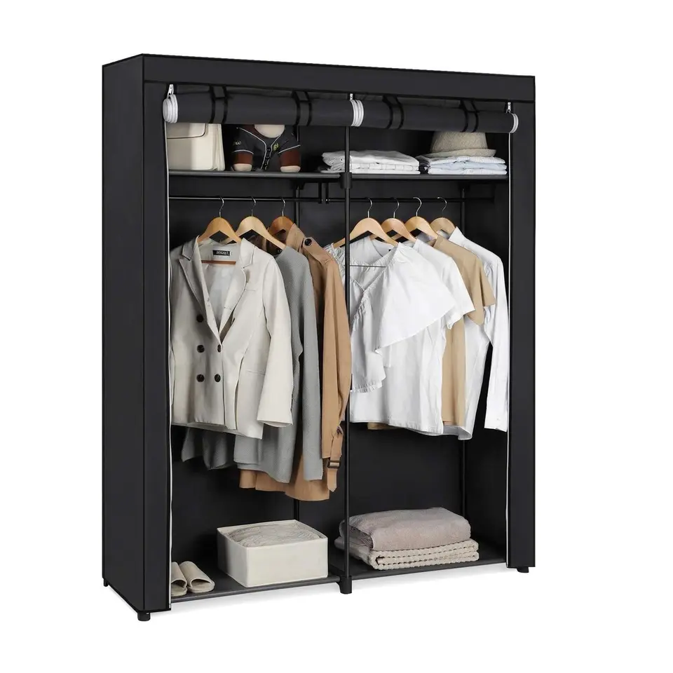 Parya Home - Opvouwbare Garderobekast - Zwart