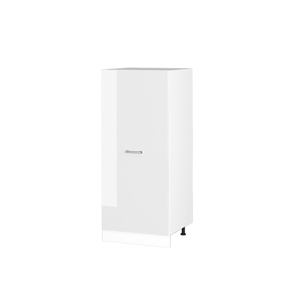 Vicco Backofenumbauschrank Küchenschrank Küchenzeile R-Line 60 cm Weiß große Tür Hochglanz