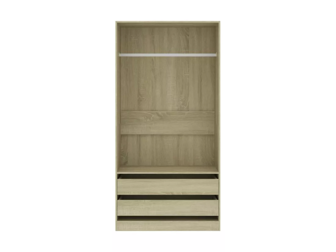 Garde-robe Chêne sonoma 100x50x200