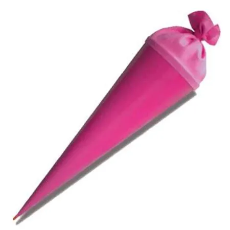 Roth Bastelschultüte 70 cm farbig mit Verschluss pink