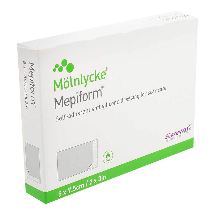 Mepiform 5x7,5 cm Verband, 5 St
