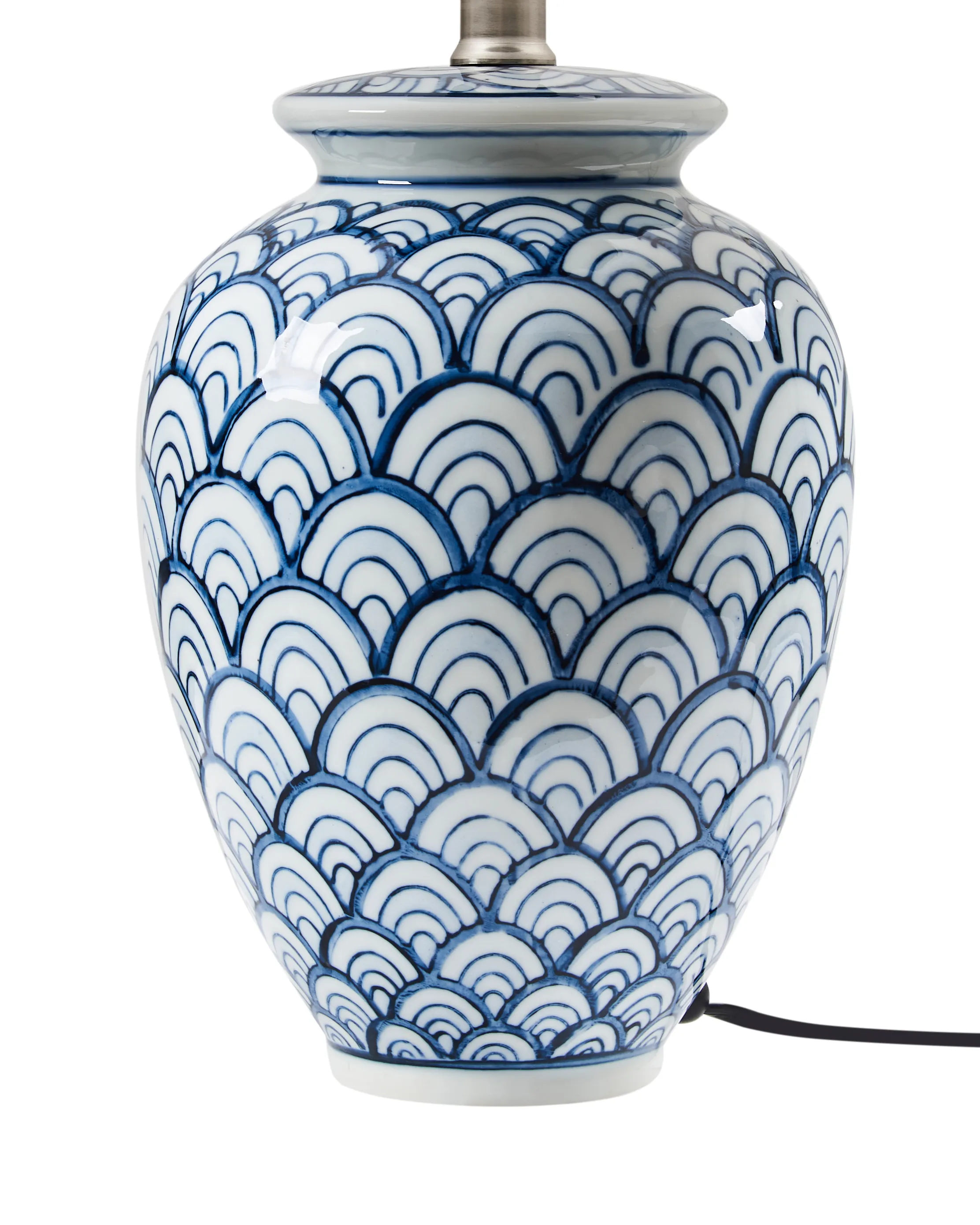 Tafellamp JAUCA Porselein Wit/blauw