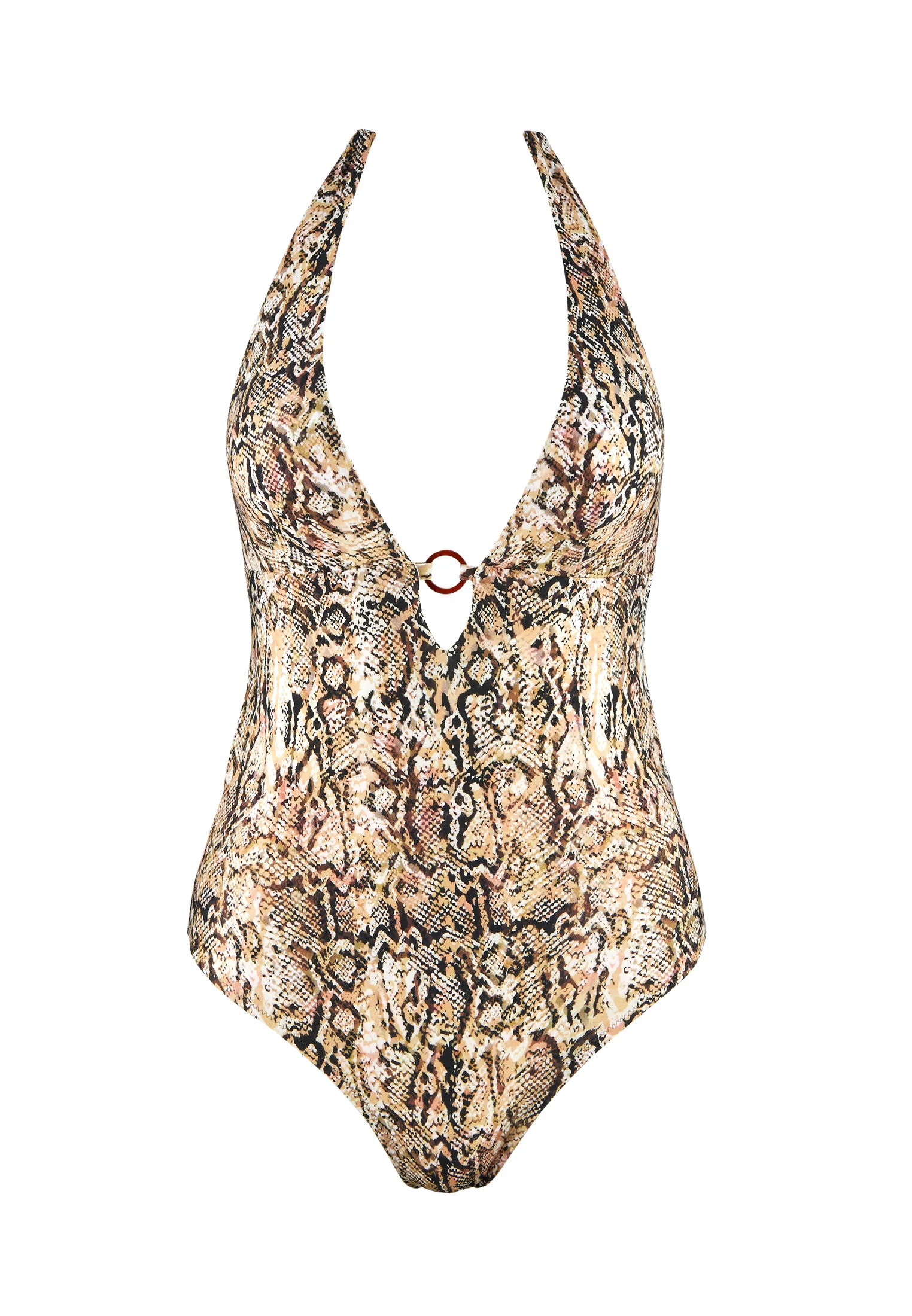 FIERCE SPIRIT - Maillot de bain une pièce coques amovibles | Beige