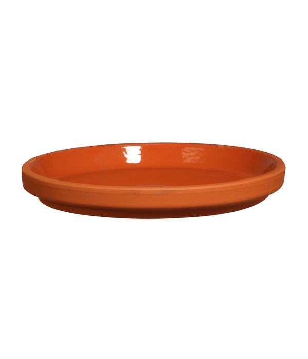 Spang Terrakotta-Untersetzer, rund, tonrot