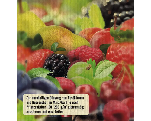 FloraSelf Nature BIORGA organische meststof voor fruit en bessen, 1,5 kg, veganistisch
