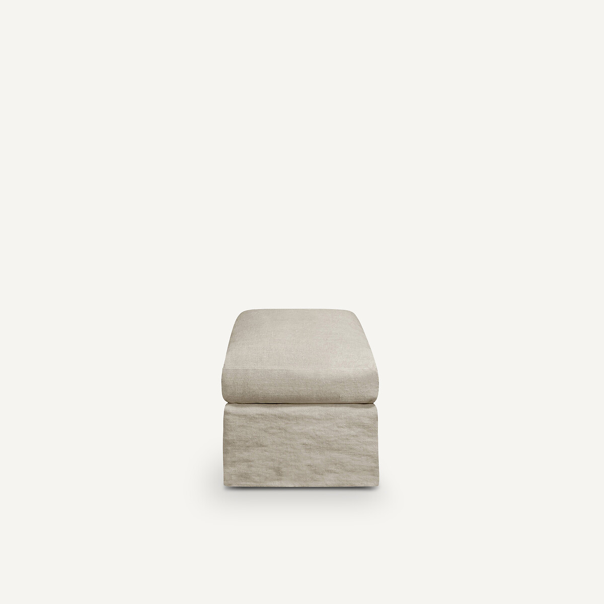 AM.PM<br>Puf em linho resistente, lavado com pedra, Neo Chiquito
