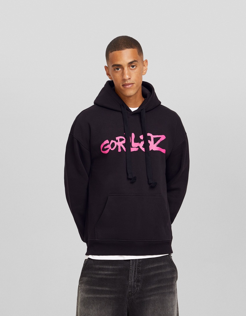 Moletom oversized com estampa dos Gorillaz