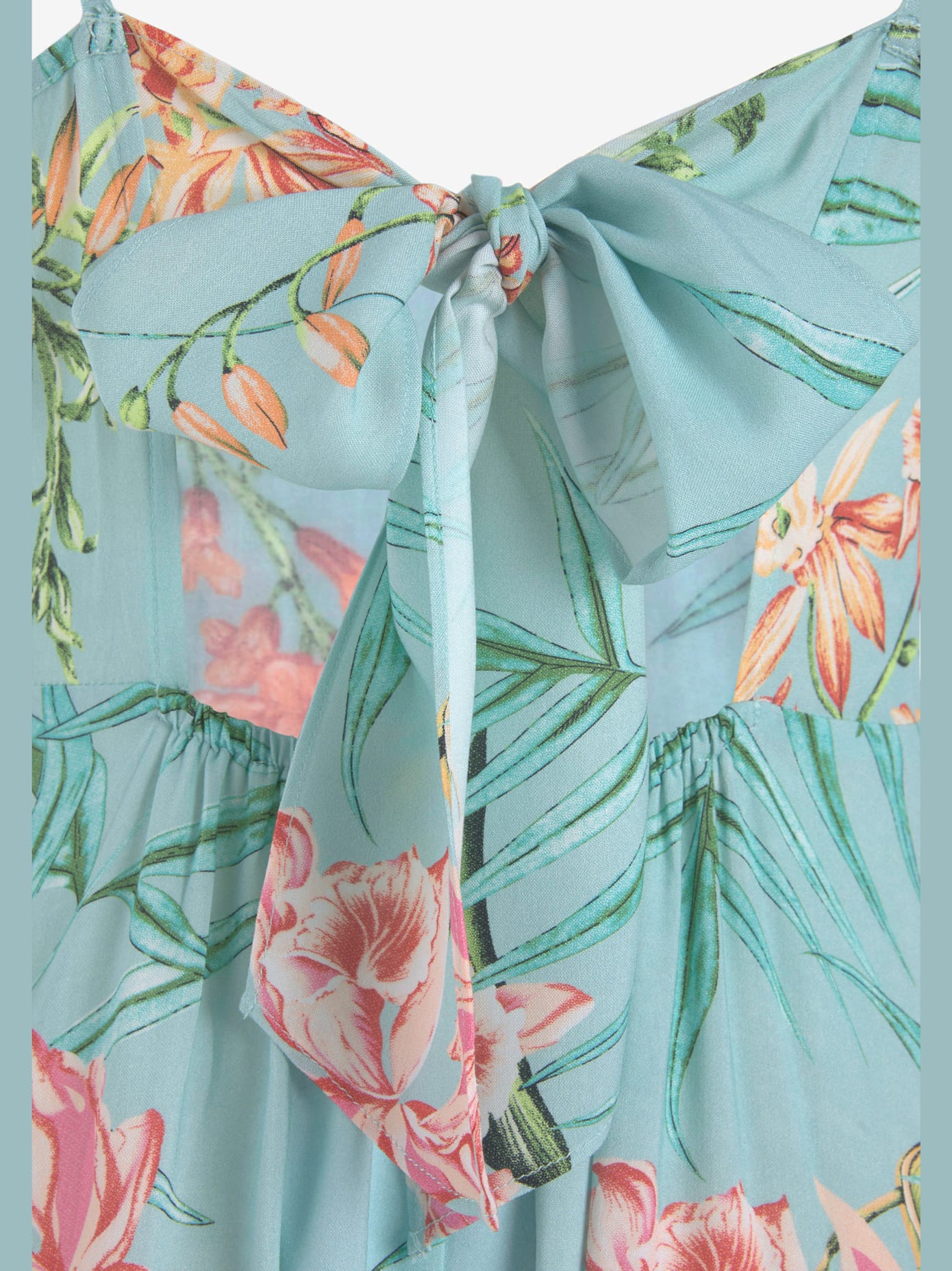 Robe longue belle encolure en v