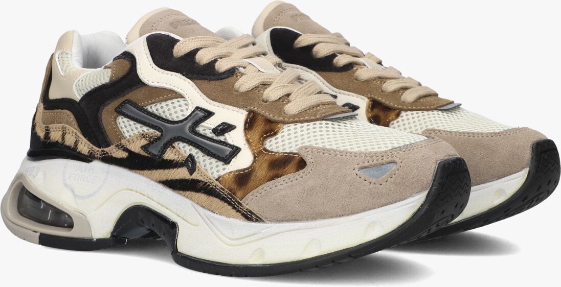 beige premiata lage sneakers sharky-d
