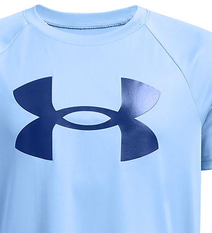 Under Armour T-shirt - Tech Big Logo - Horizon Blue/M?rkebl?