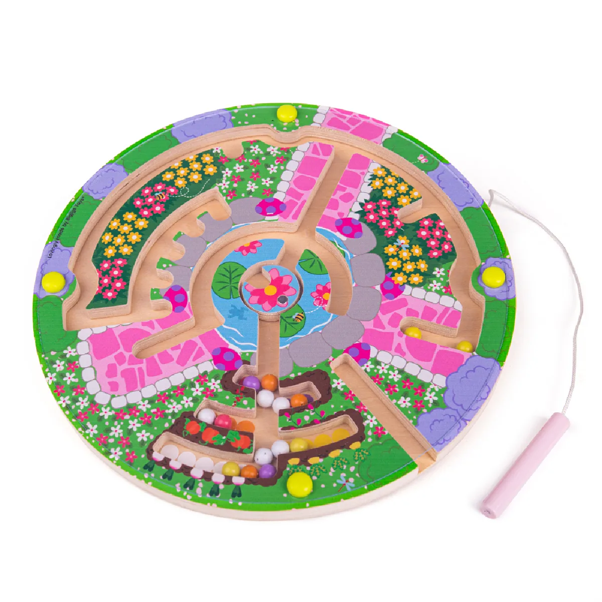Bigjigs Toys Puzzle Labyrinthe - Fleurs