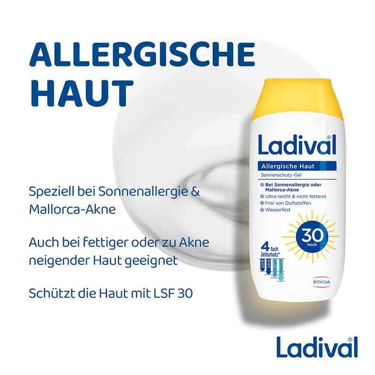 Ladival allergische Haut Sonnenschutz-Gel LSF 30 , 2x200 ml