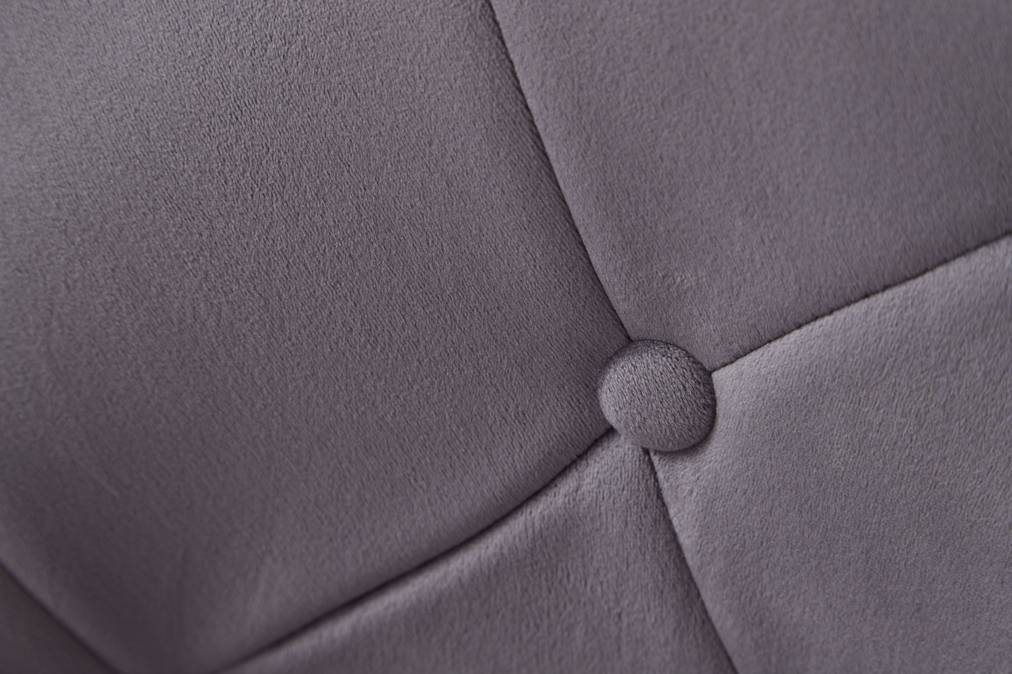 KADIMA DESIGN Chesterfield-Loungesessel ADDA: 360° Drehfunktion, Samtbezug, Trompetenfuß, 67x80-100x62 cm, Rosa/Blau/Grau.
