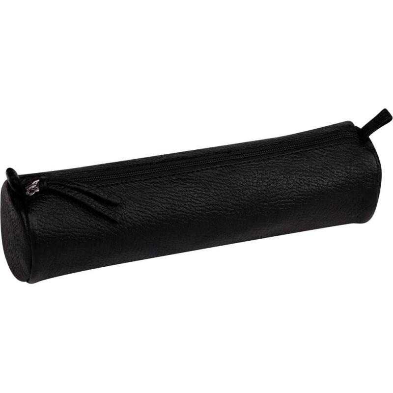 Trousse Clairefontaine en cuir vieilli noir
