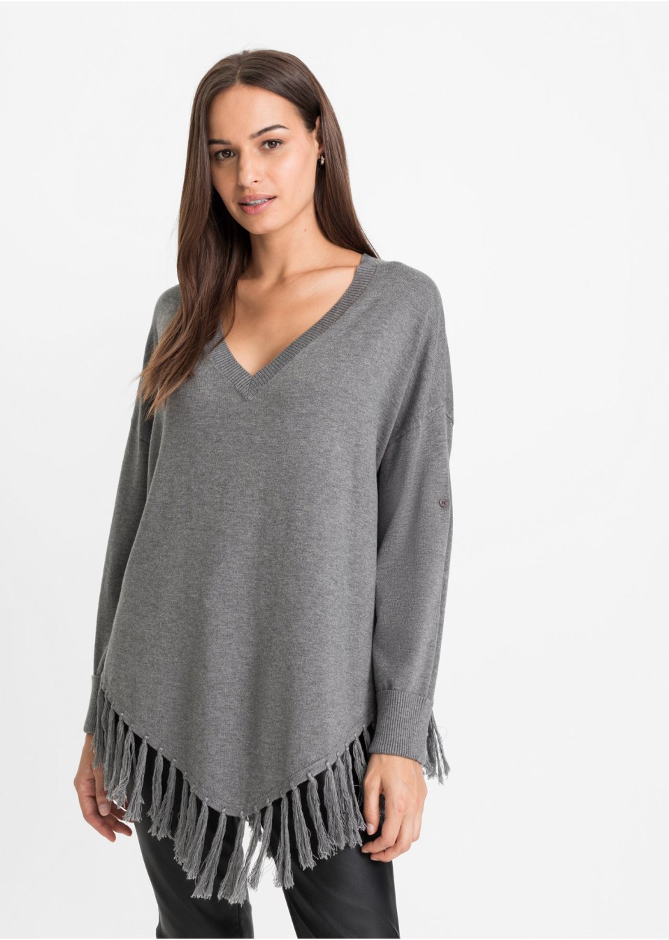 Poncho à franges