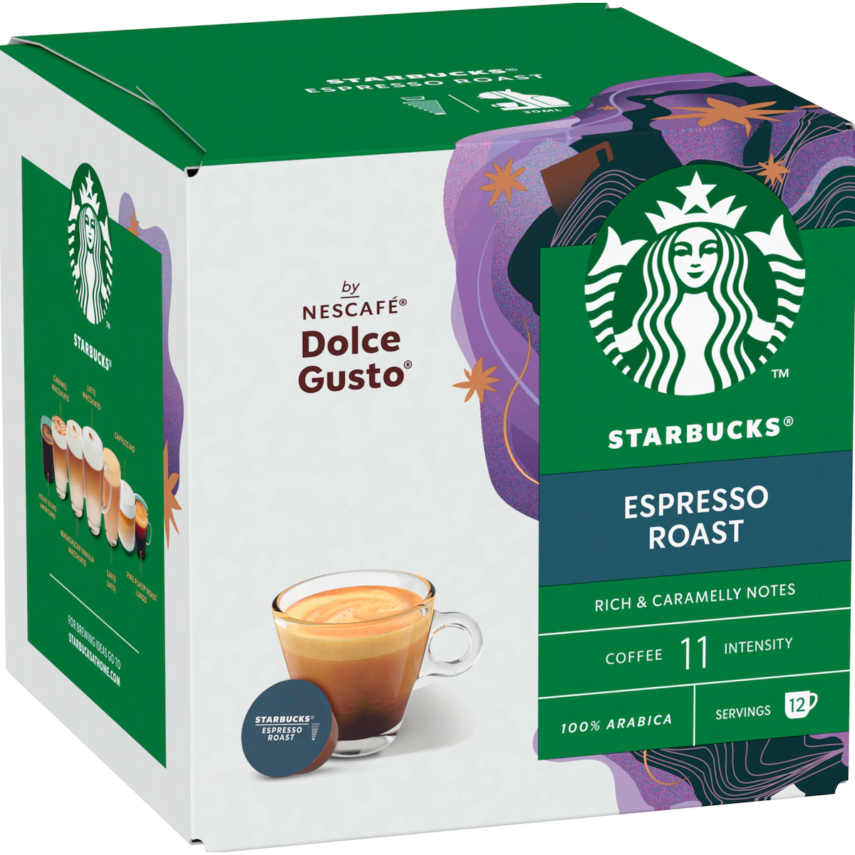 Starbucks Espresso Roast av NESCAFÉ Dolce Gusto kaffekapsler (12-pk)