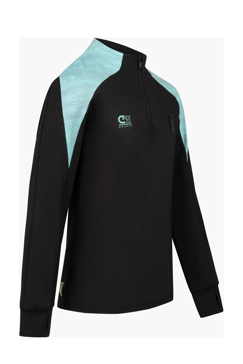 Cruyff sportshirt Mellite zwart