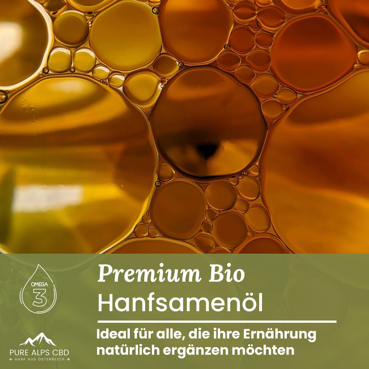 Pure Alps kaltgepresstes Bio Hanfsamenöl