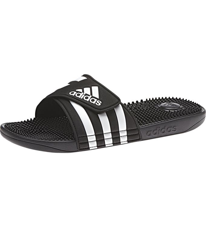 adidas Adissage Slippers CBLACK-FTWWHT-CBLACK