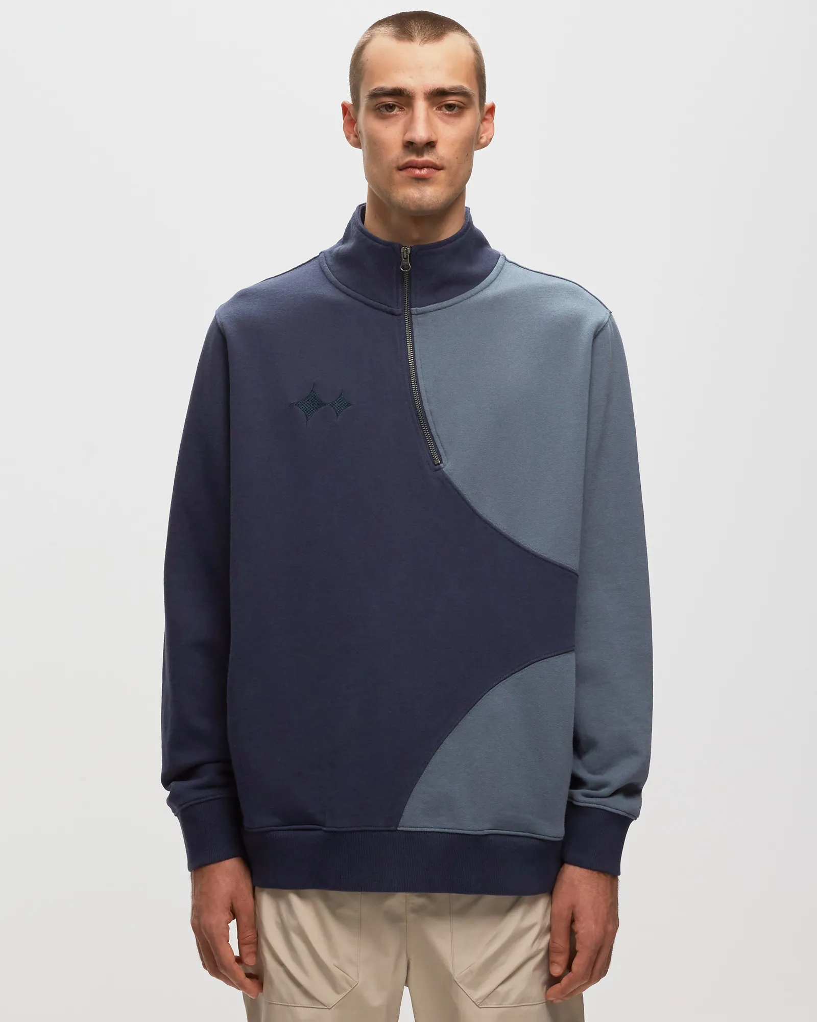 BSTN Brand Two Tone Halfzip