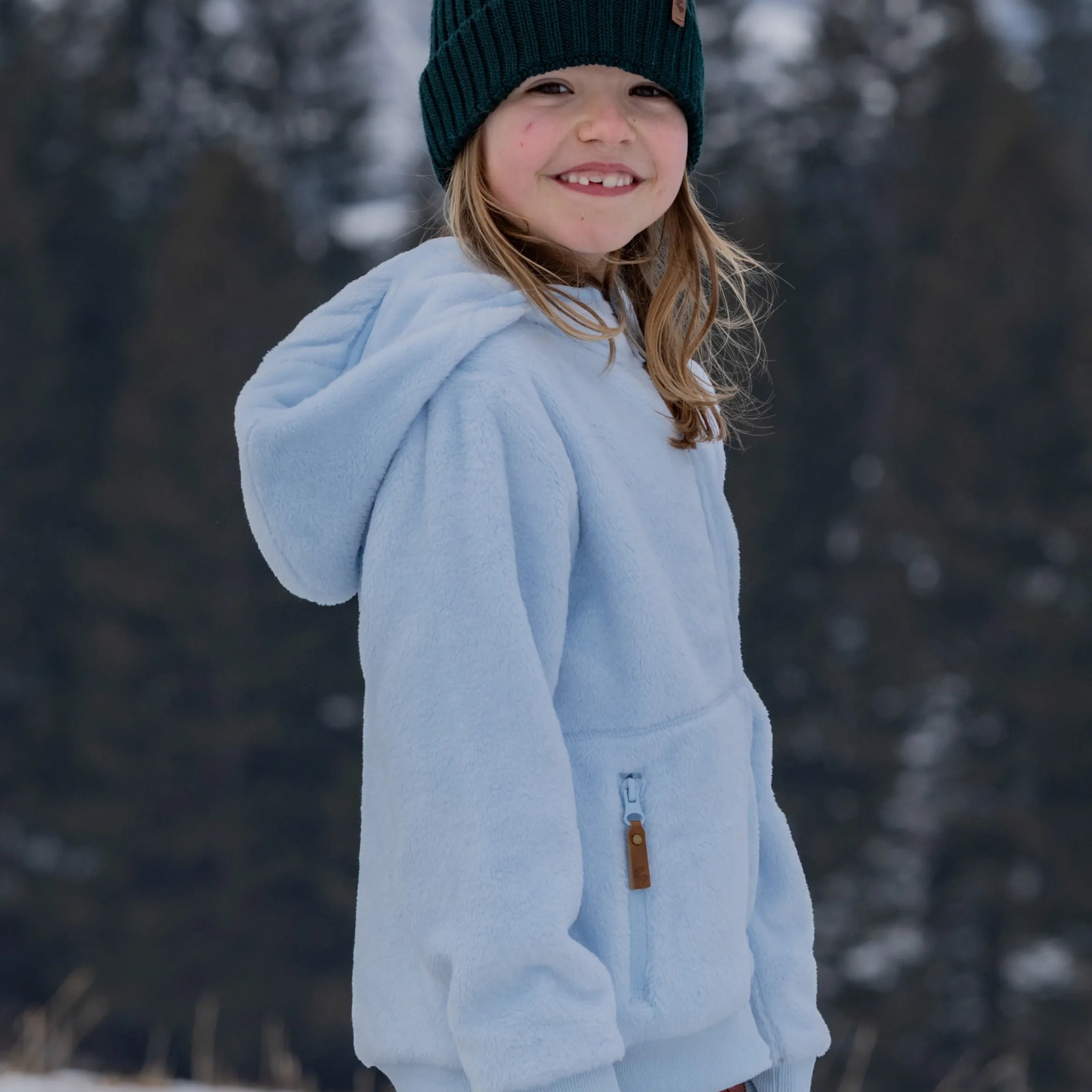 Kinder Fleece Jacke Patsy Ice Water