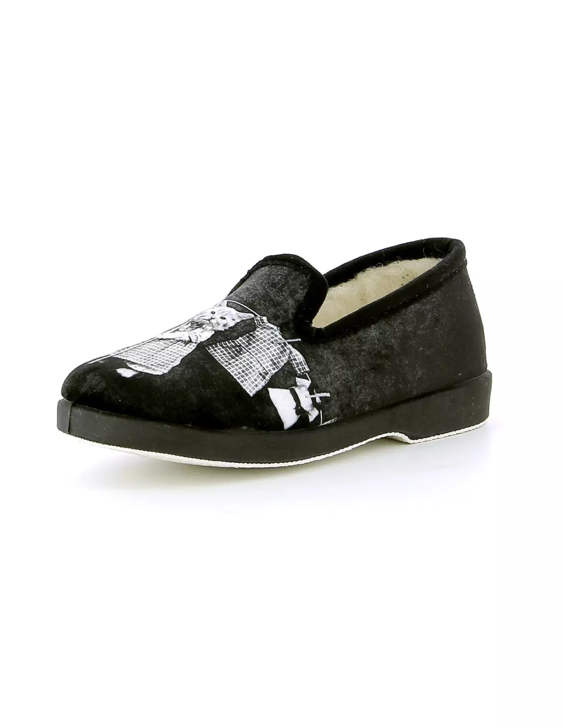 LA MAISON DE L ESPADRILLE 7666 - Pantoufles & chaussons Noir