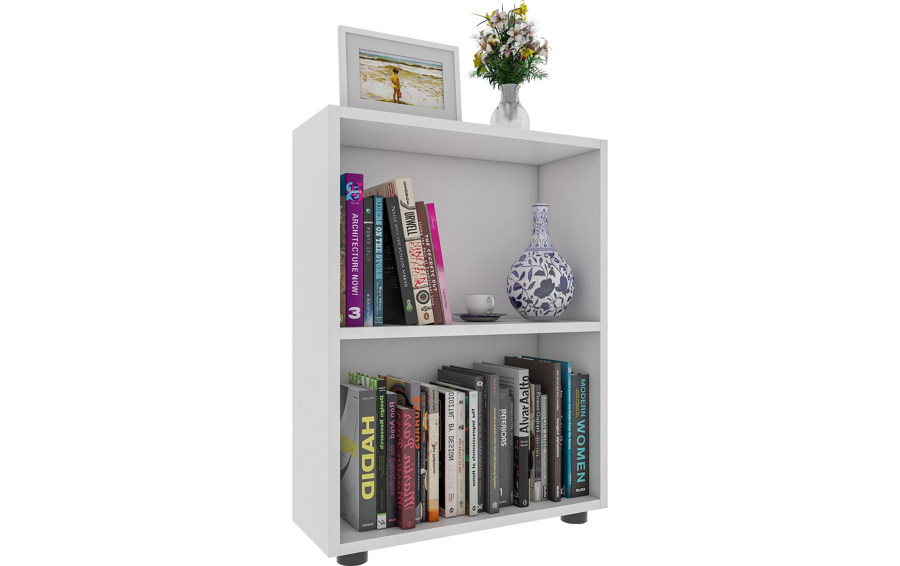 Regal Bulas 2-fach 72 x 55 cm, WeissStandregal