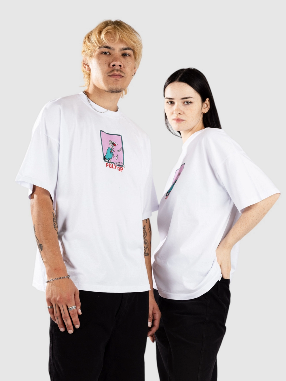 Polypop Love Me Not T-Shirt white