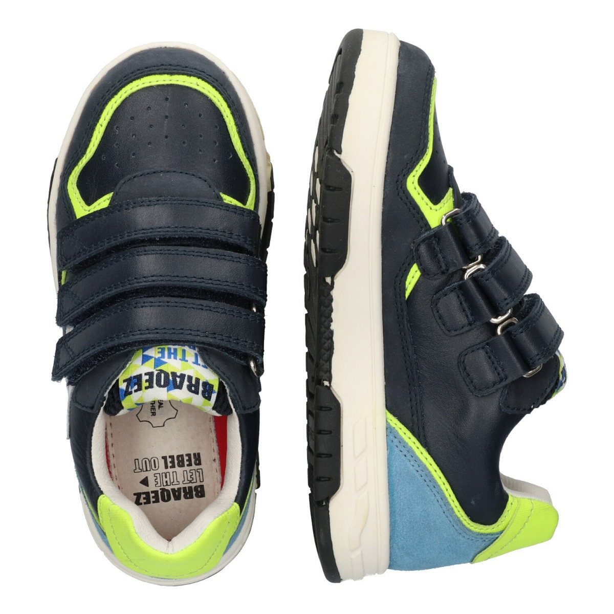 Calvin Chicago - Lage Sneakers Braqeez Blauw