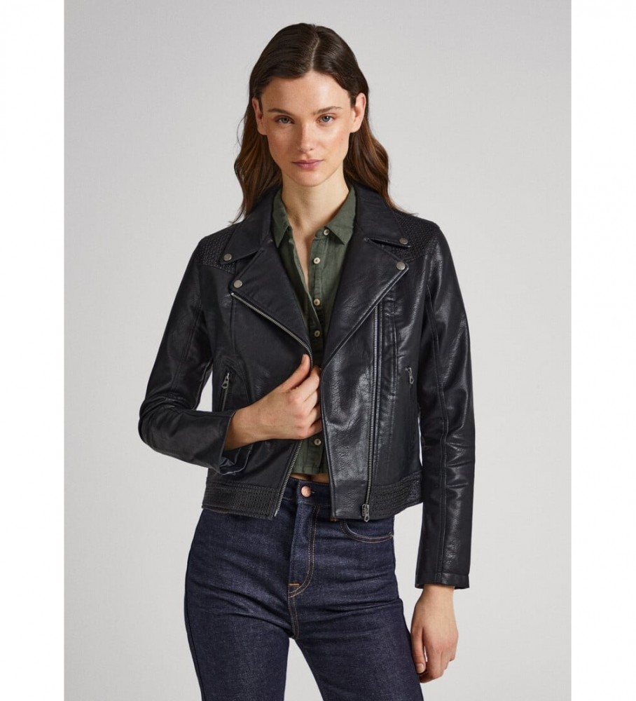Jaqueta preta Pepe Jeans Masie