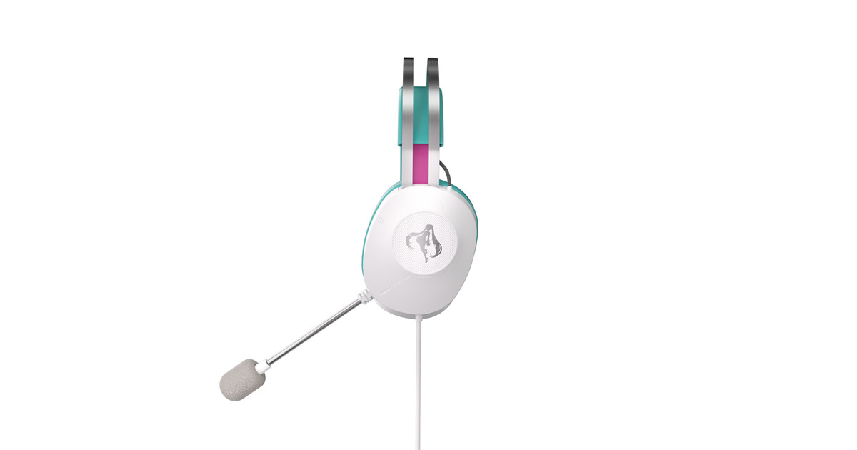 ASUSTUF Gaming H1 Gen II Hatsune Miku Edition over-ear gaming headset  (Wit/turquoise, Pc, PlayStation 4, PlayStation 5)