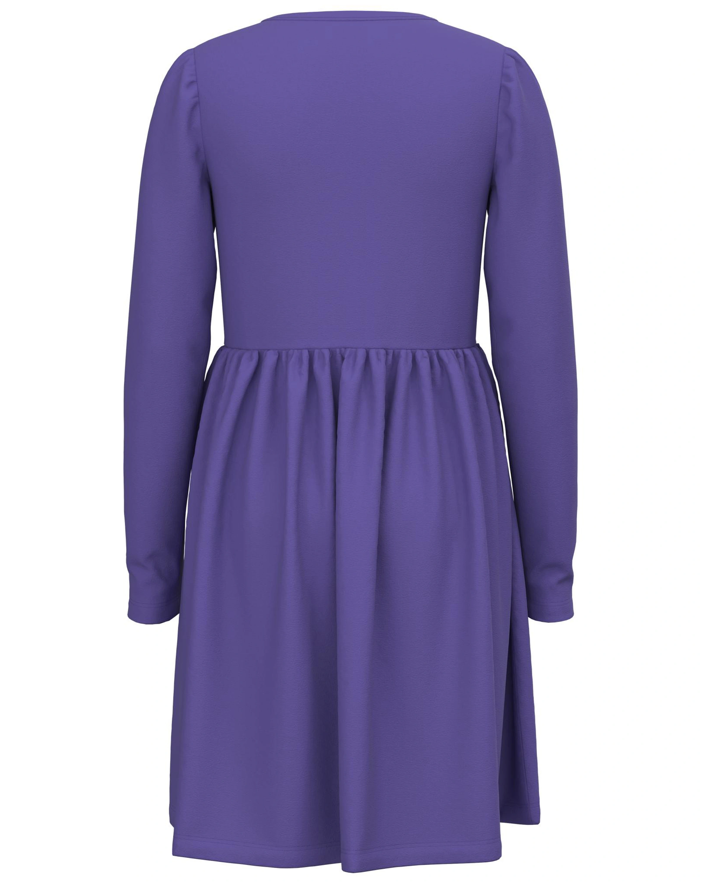 Langarmkleid NKFVALENTINA SOLID in purple corallites