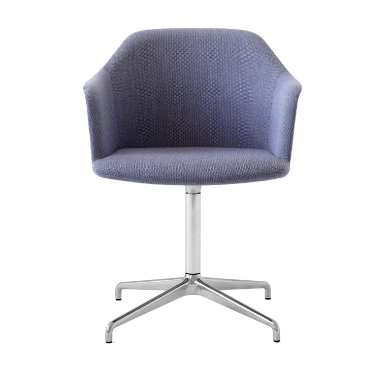 &tradition Rely HW40 stoel aluminium onderstel Re-Wool 658