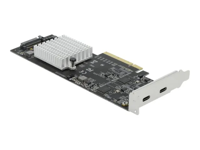 Delock PCI Express x8 Karte zu 2 x extern SS USB 20 Gbps (USB 3.2 Gen 2x2)