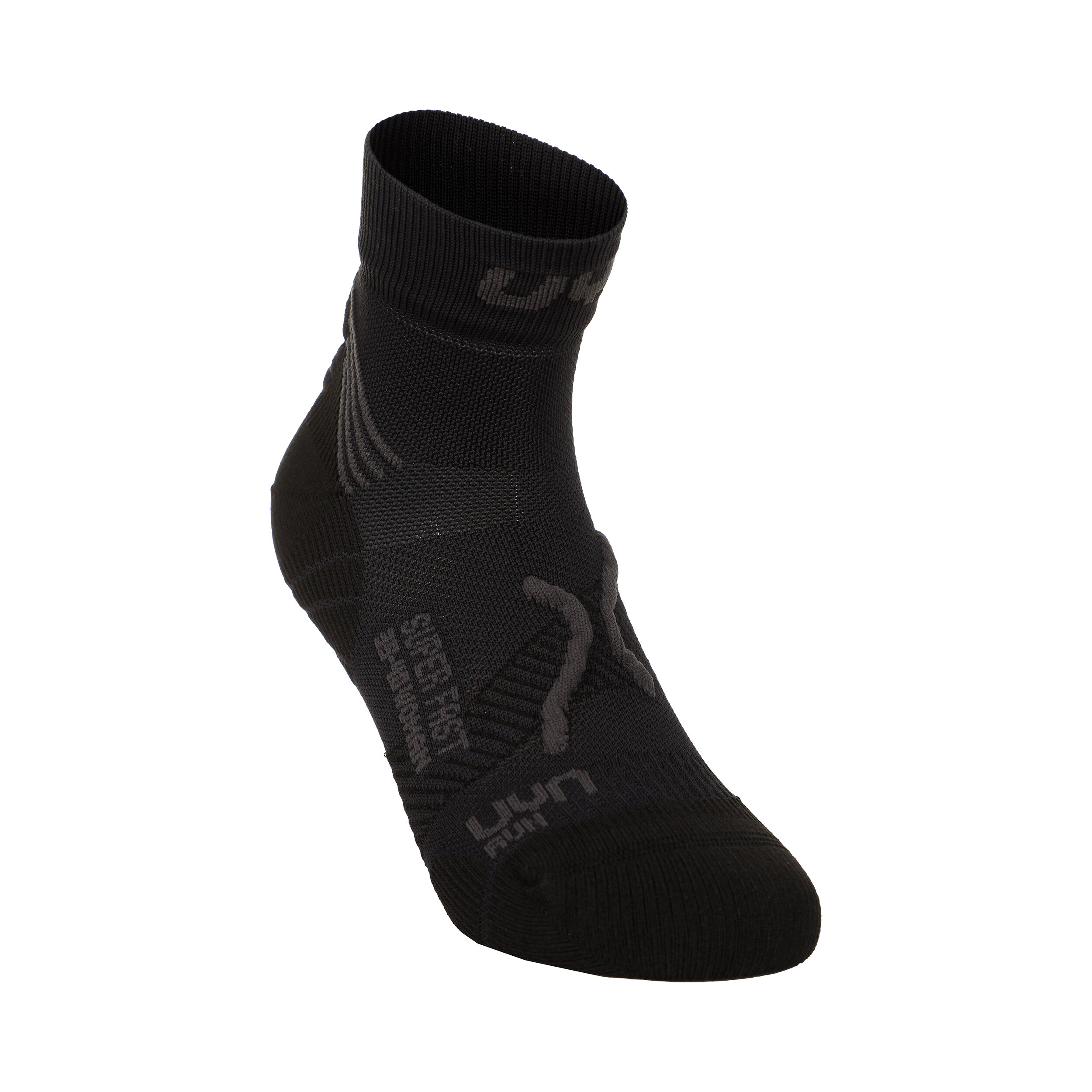 UYN Super Fast Chaussettes De Running Pack De 2 Unités Femmes - Noir , Corail