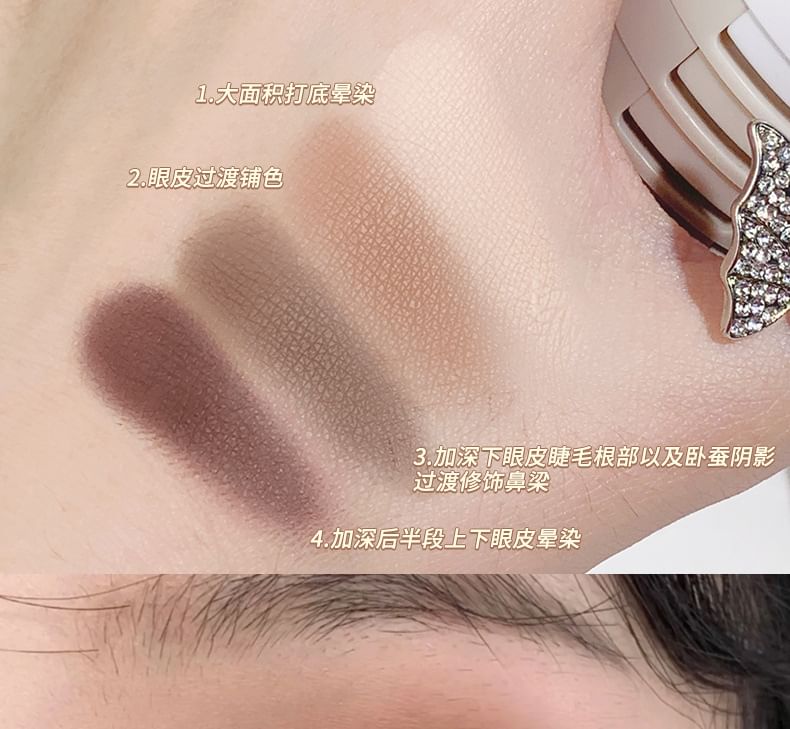 xixi - Oogschaduw- en blushpalet - 3 kleuren