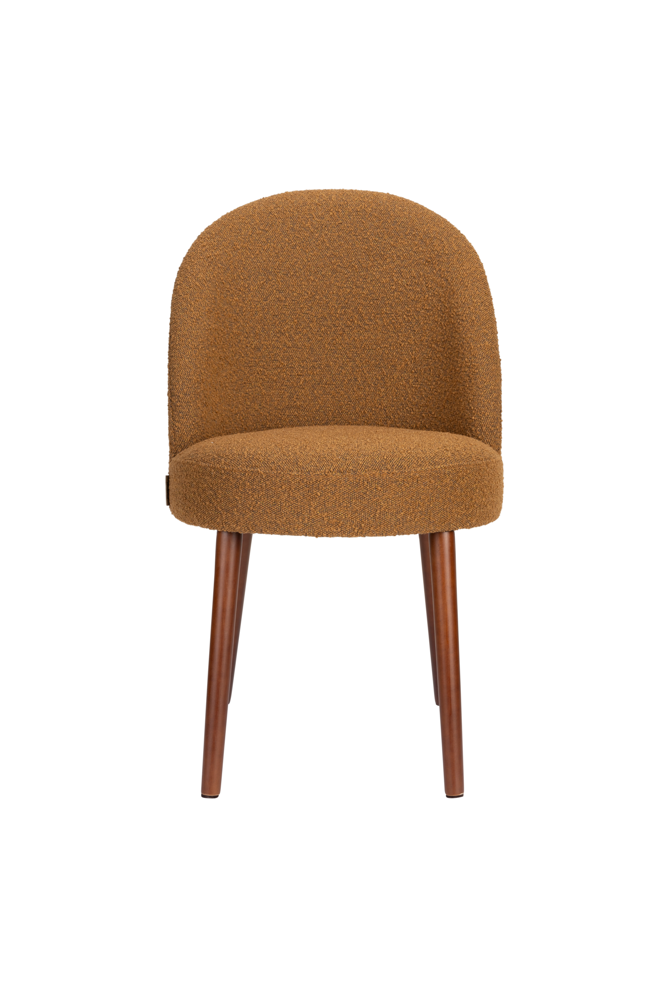Eetkamerstoel Barbara Boucle Ochre - set van 2