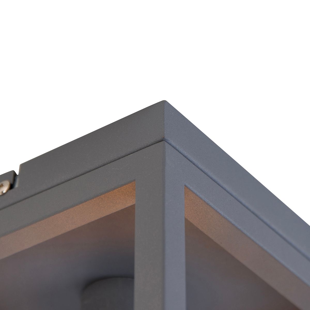 Industriële smart plafondlamp donkergrijs incl. Wifi G95 - Cage