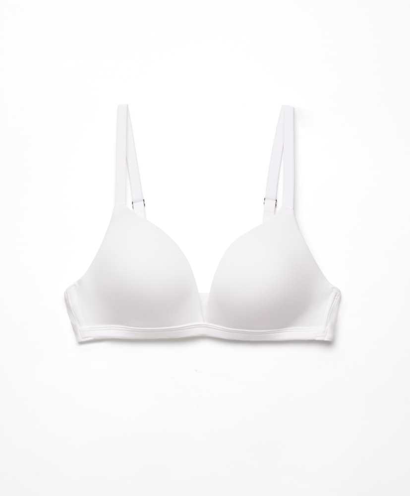 Sutiã triangular push-up de algodão