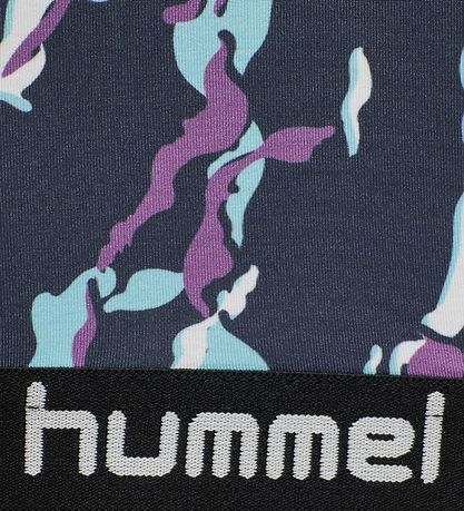 Hummel Tr?ningstop - hmlMimmi - M?rkeGrå m. m?nster