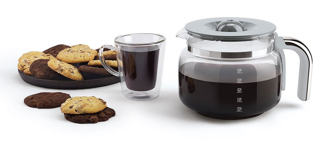 SMEG Filter-Kaffeemaschine schwarz