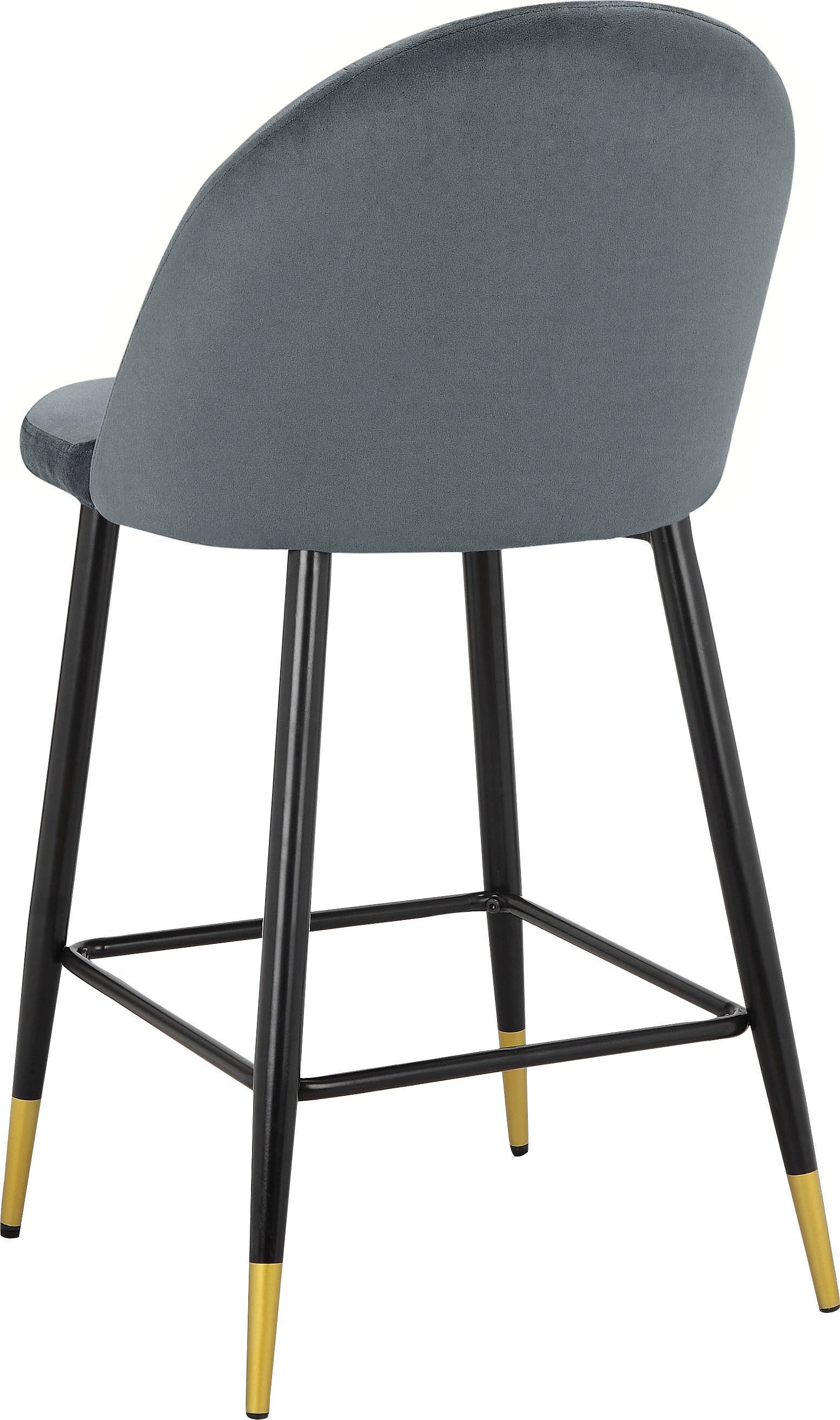 Leonique Bistrostuhl »Embrosse« () 2 Stk.mit Sitz und Rücken gepolstert, in schönem Velourstoff, Sitzhöhe 65 cm