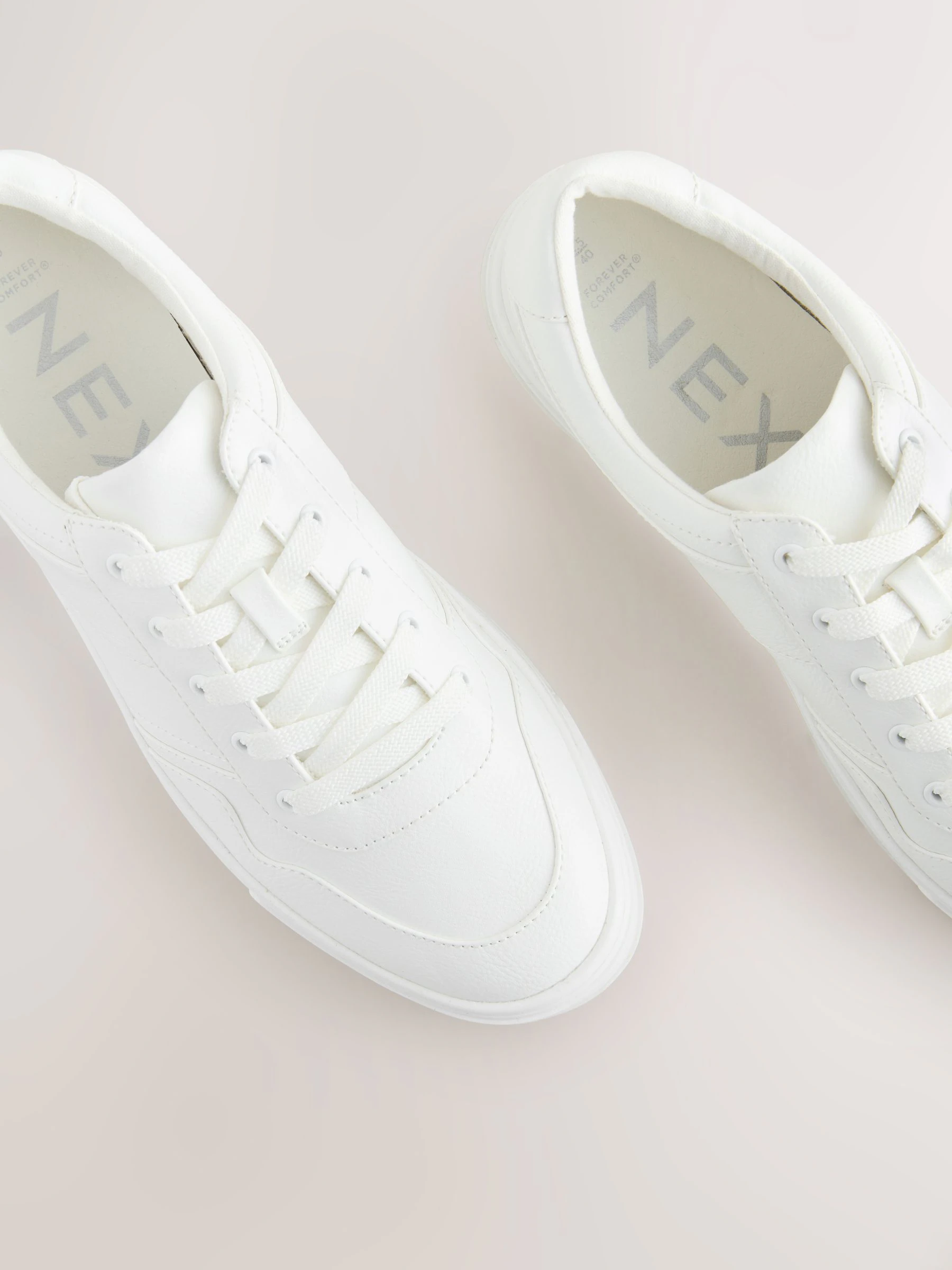 Wit - Cleat Chunky sneakers met vetersluiting