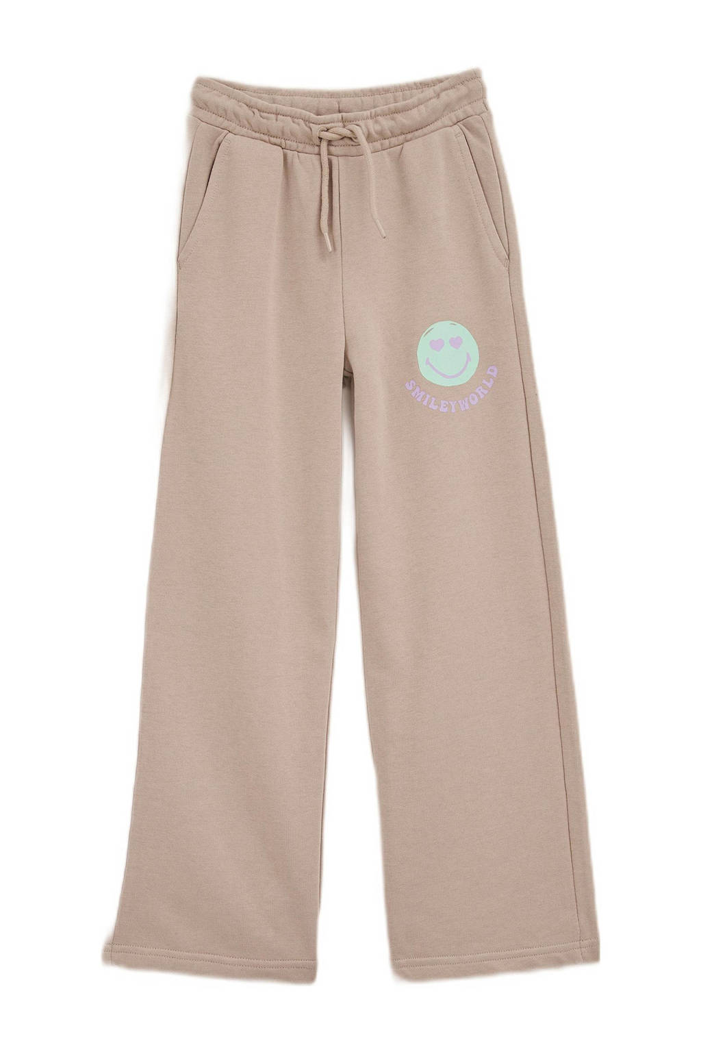 WE Fashion straight sweatpant beige