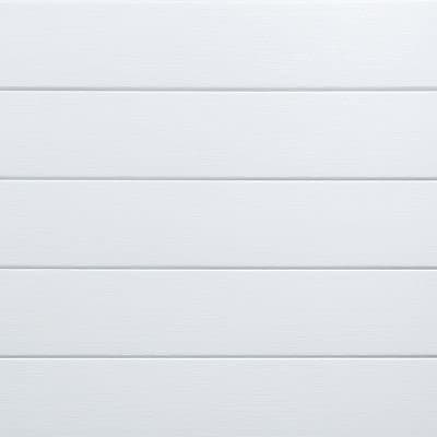 Clin pour bardage PVC Casanova blanc L.2,4 m