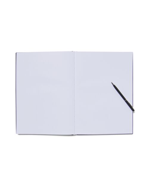 carnet vierge A4 noir